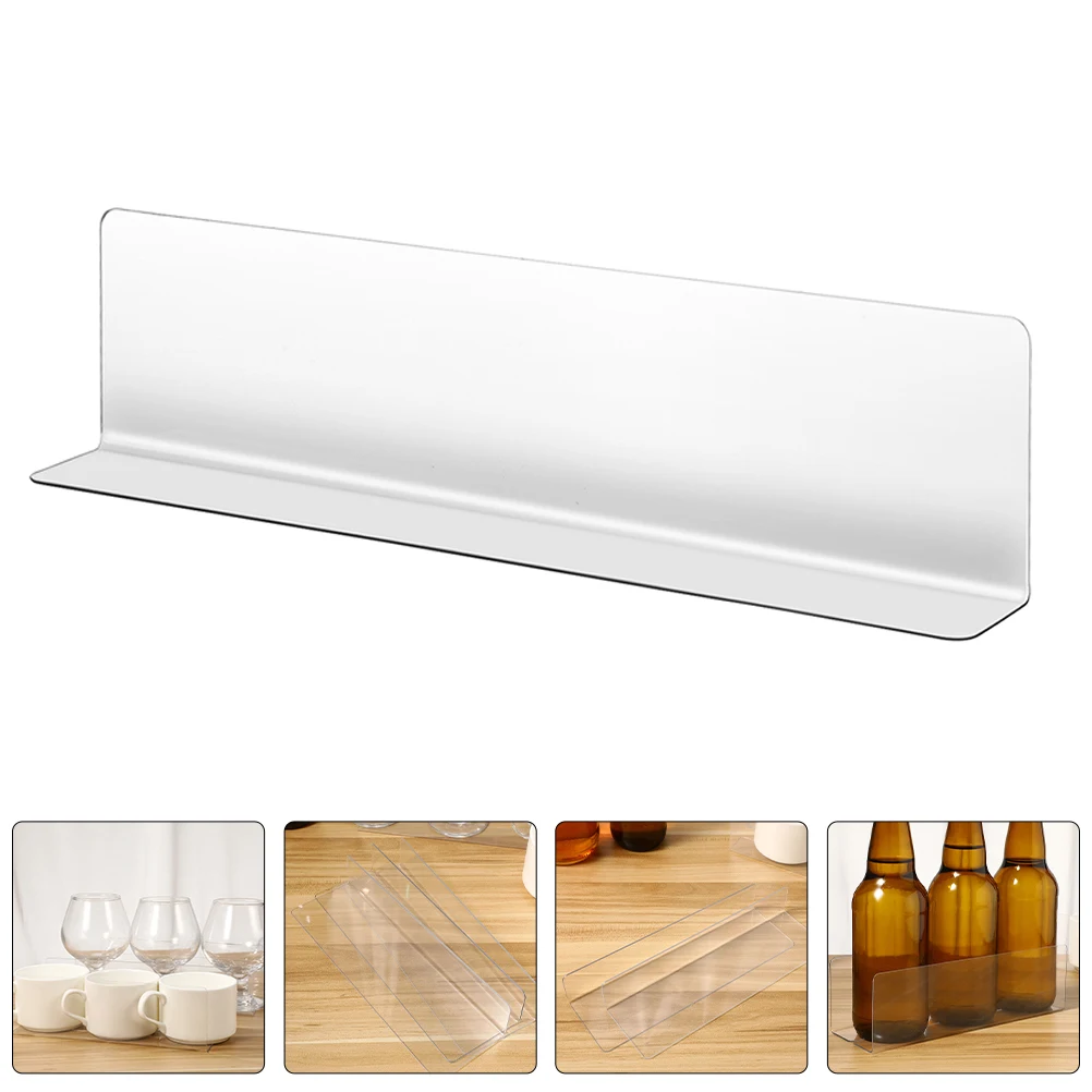 20 Pcs L-shaped Separator Book Shelf Dividers Clear Partition Plate Plastic for Shelves
20 Pcs L-shaped Separator Book Shelf Dividers Clear Partition Plate Plastic for Shelves