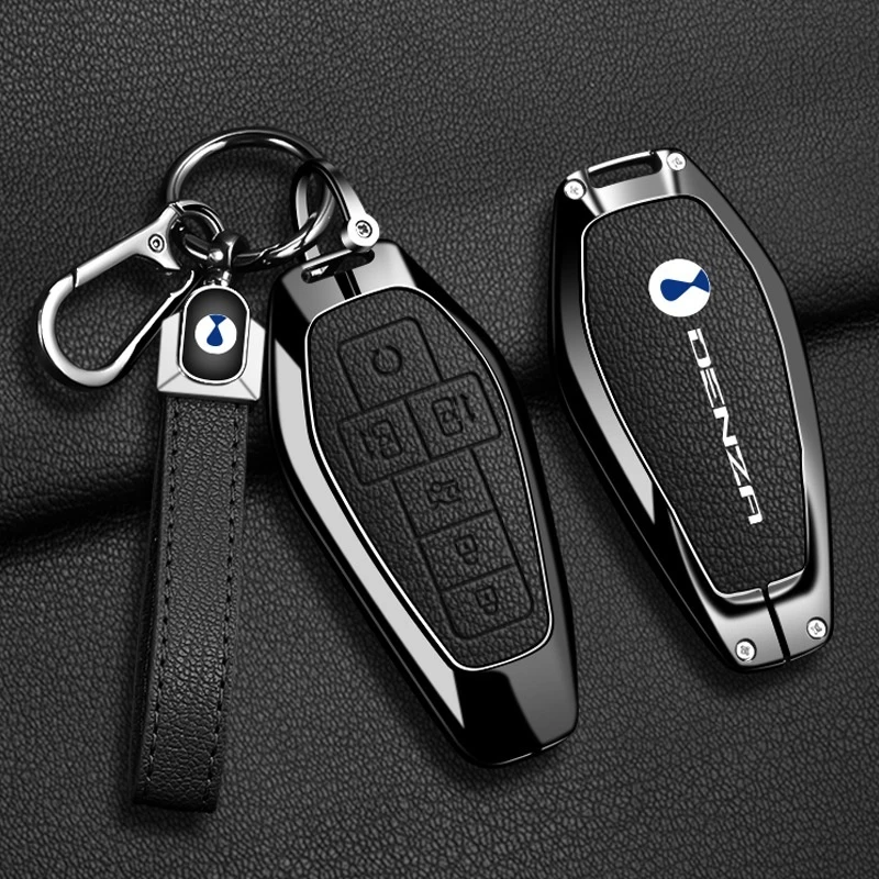 Car Key Cover Case For DENZA N7 N8 N9 Z9gt Zinc Alloy Leather Remote Control Protector Holder Shell Keychain Auto Accessories
Car Key Cover Case For DENZA N7 N8 N9 Z9gt Zinc Alloy Leather Remote Control Protector Holder Shell Keychain Auto Accessories