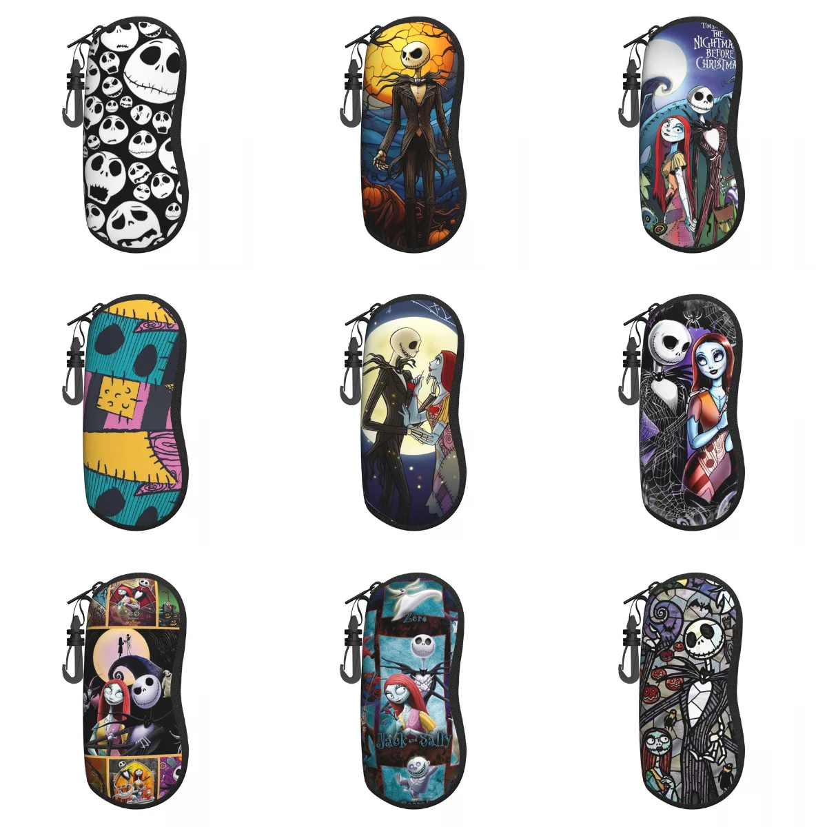 The Nightmare Before Christmas Glasses Case Jack Skellington Sally Key Chain Sunglasses Case Eyeglass Cases Cover Eyewear Bag
The Nightmare Before Christmas Glasses Case Jack Skellington Sally Key Chain Sunglasses Case Eyeglass Cases Cover Eyewear Bag
