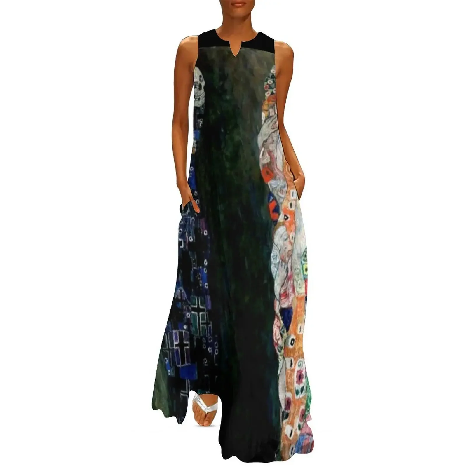 Gustav Klimt - Art Nouveau Symbolism Death and Life Long Dress womens clothing sexy short dresses daring cocktail dresses Dress
Gustav Klimt - Art Nouveau Symbolism Death and Life Long Dress womens clothing sexy short dresses daring cocktail dresses Dress