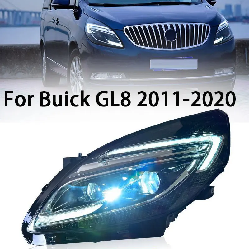 Головная лампа для фар Buick GL8 2011-2020, подключи и работай с светодиодный DRL, динамические поворотные головные лампы проектора
Головная лампа для фар Buick GL8 2011-2020, подключи и работай с светодиодный DRL, динамические поворотные головные лампы проектора