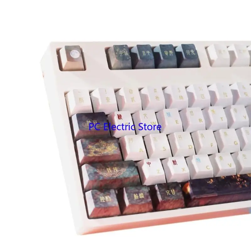 F19C Dye Sublimations PBT KeyCap 108Key KeyCap Оригинальный профиль для механических клавиатур
F19C Dye Sublimations PBT KeyCap 108Key KeyCap Оригинальный профиль для механических клавиатур