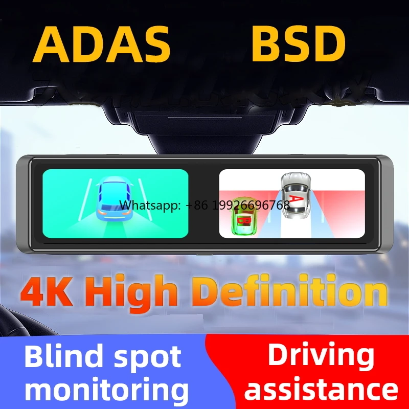 4CH Dash Cam 11.26 Inch 4K WIFI Rear View Mirror 4 camers Video Recorder Car DVR ADAS BSD Night Vision 24H Parking Monior manufa
4CH Dash Cam 11.26 Inch 4K WIFI Rear View Mirror 4 camers Video Recorder Car DVR ADAS BSD Night Vision 24H Parking Monior manufa