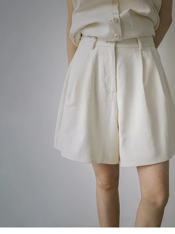 High Waist Wide Leg Pants Short Shorts Slimming A-Line Casual Pants Women's Commute OL Minimalist Style Summer Fashion
High Waist Wide Leg Pants Short Shorts Slimming A-Line Casual Pants Women's Commute OL Minimalist Style Summer Fashion
