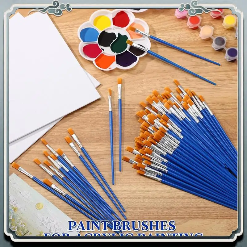 Premium 500Pcs Flat Paint Brushes Bulk For Classroom Crafts Acrylic Oil Painting Watercolor Painting Canvas Face Painting
Premium 500Pcs Flat Paint Brushes Bulk For Classroom Crafts Acrylic Oil Painting Watercolor Painting Canvas Face Painting