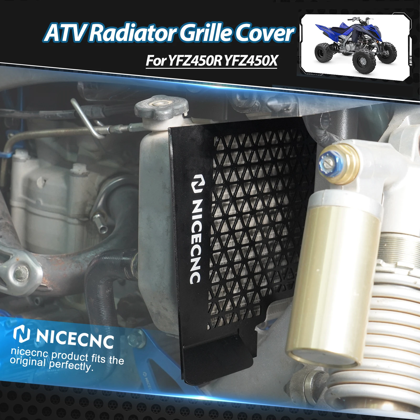 NICECNC ATV Radiator Grille Cover For Yamaha YFZ450R 2009-2013 YFZ450X 2010 2011 Excellent Heat Dissipation ATV Accessories
NICECNC ATV Radiator Grille Cover For Yamaha YFZ450R 2009-2013 YFZ450X 2010 2011 Excellent Heat Dissipation ATV Accessories