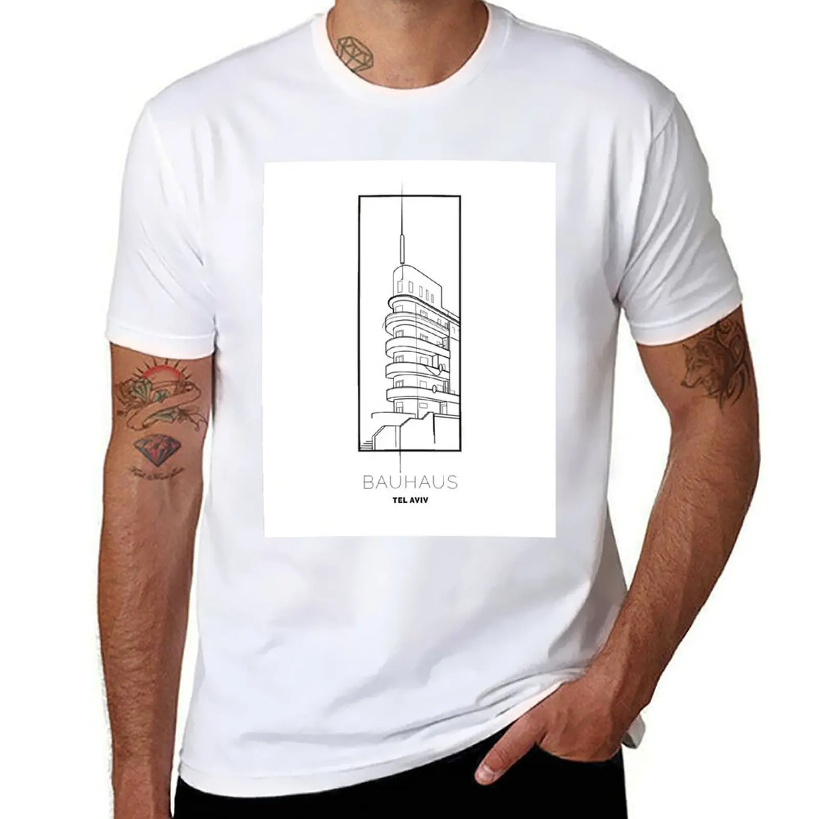 Bauhaus Tel Aviv T-Shirt t shirt man cotton man t shirt summer T-Shirt
Bauhaus Tel Aviv T-Shirt t shirt man cotton man t shirt summer T-Shirt