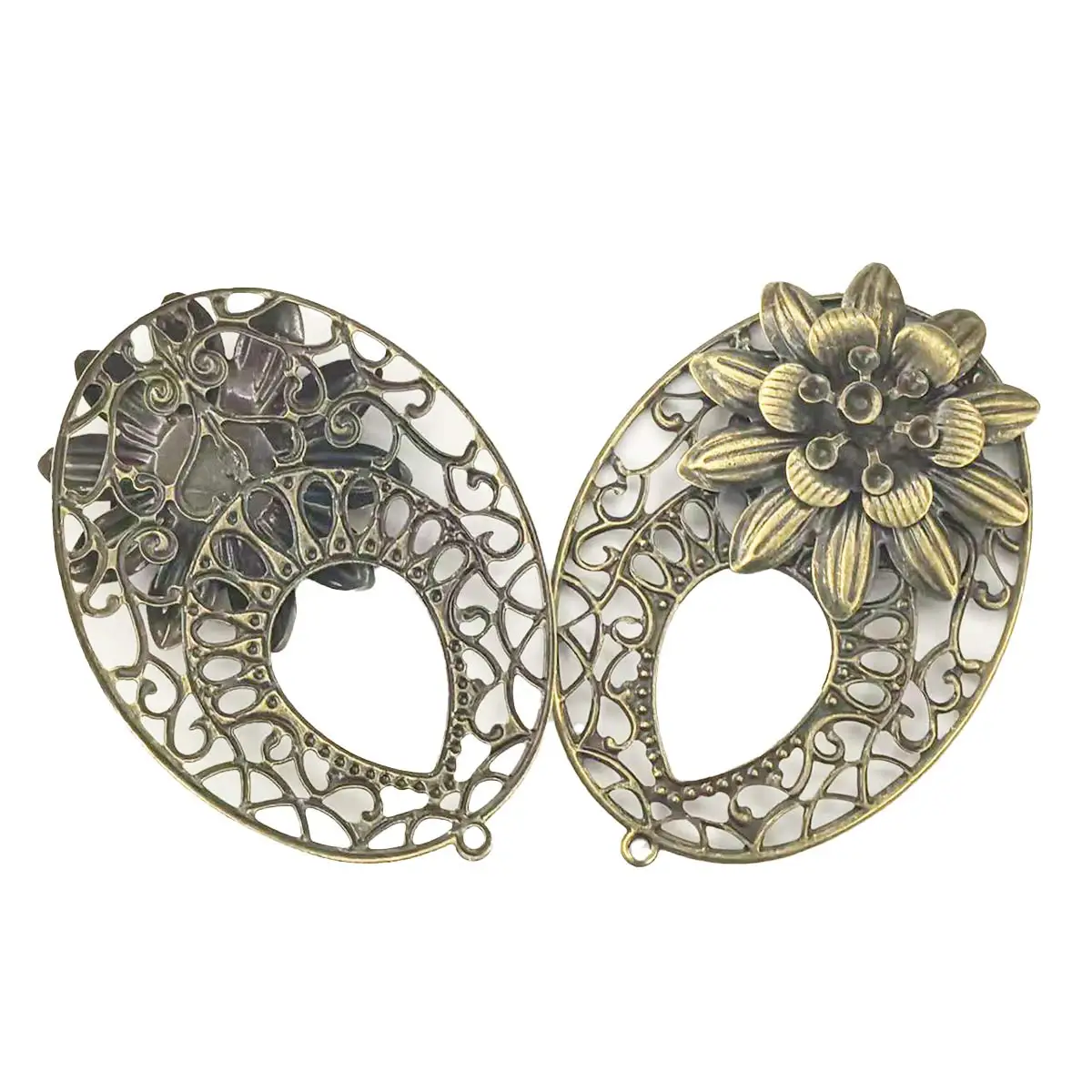 300PCS Filigree Oval Charm Connectors Pendants Flower Handmade Crafts Jewelry Accessories Creative Apperal Supplies
300PCS Filigree Oval Charm Connectors Pendants Flower Handmade Crafts Jewelry Accessories Creative Apperal Supplies
