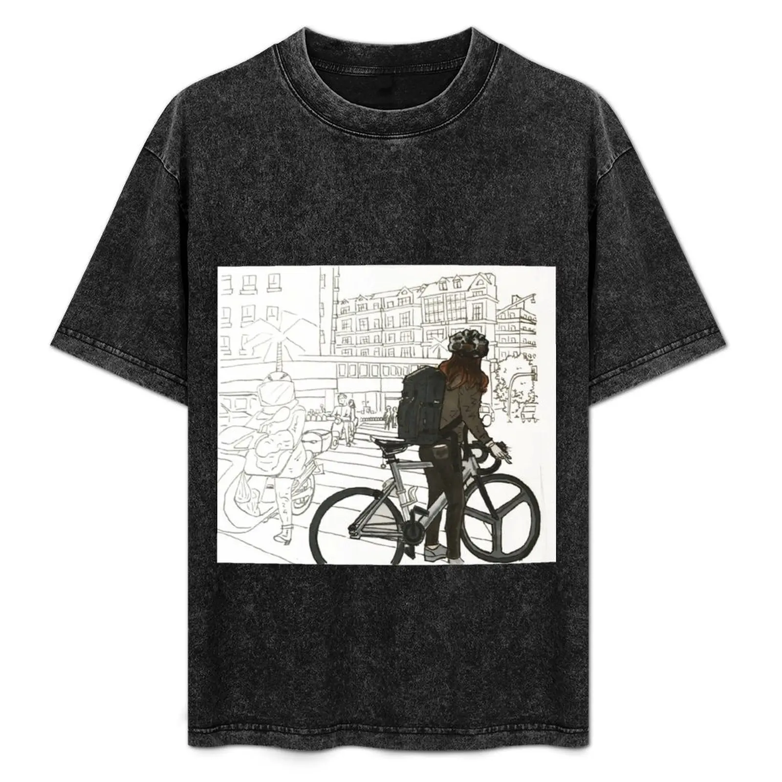 fixed gear T-Shirt Relaxed Casual Short Sleeve Tee
fixed gear T-Shirt Relaxed Casual Short Sleeve Tee