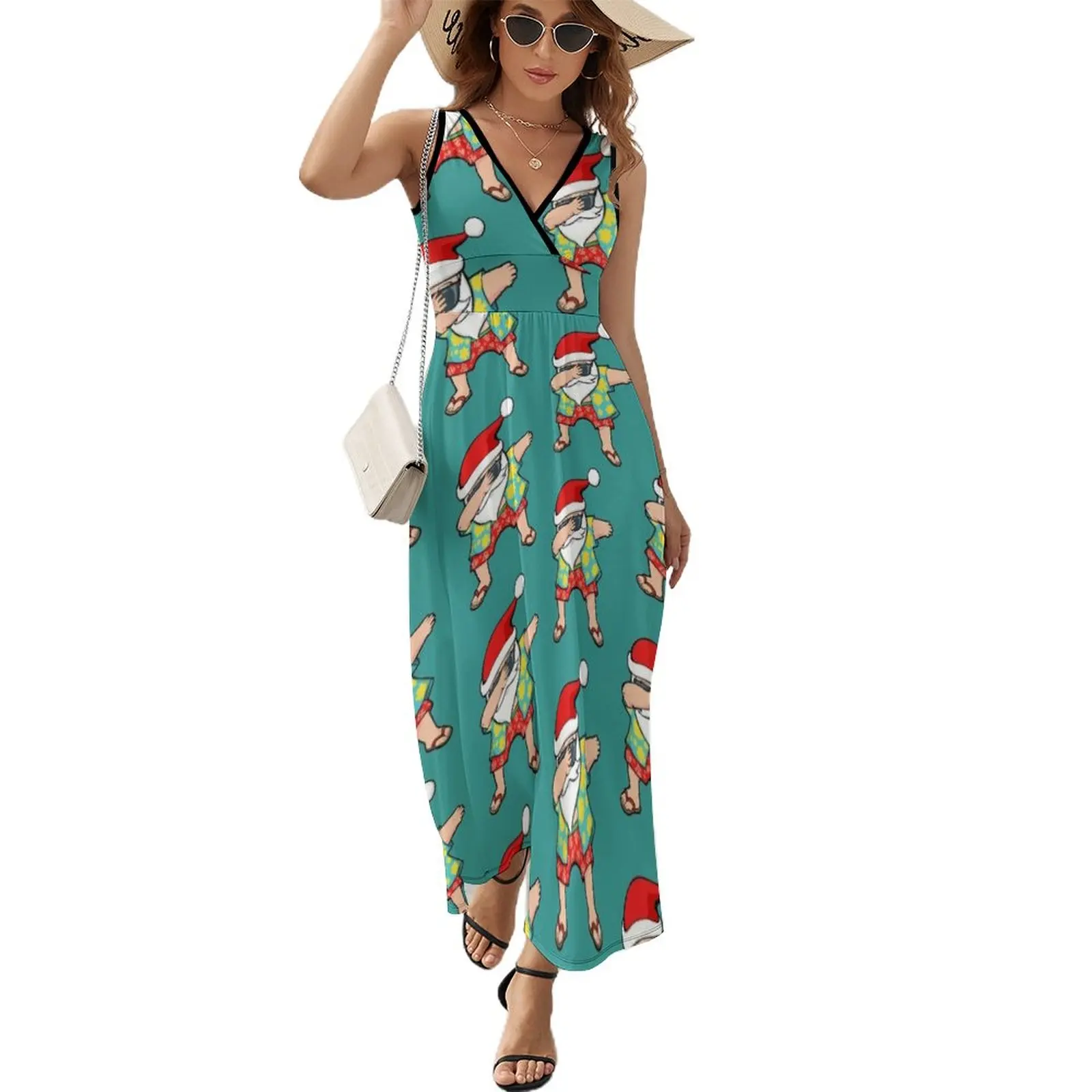 Hawaiian Dabbing Santa Sleeveless Dress Clothing female Summer dresses for women women dresses dress for women summer
Hawaiian Dabbing Santa Sleeveless Dress Clothing female Summer dresses for women women dresses dress for women summer