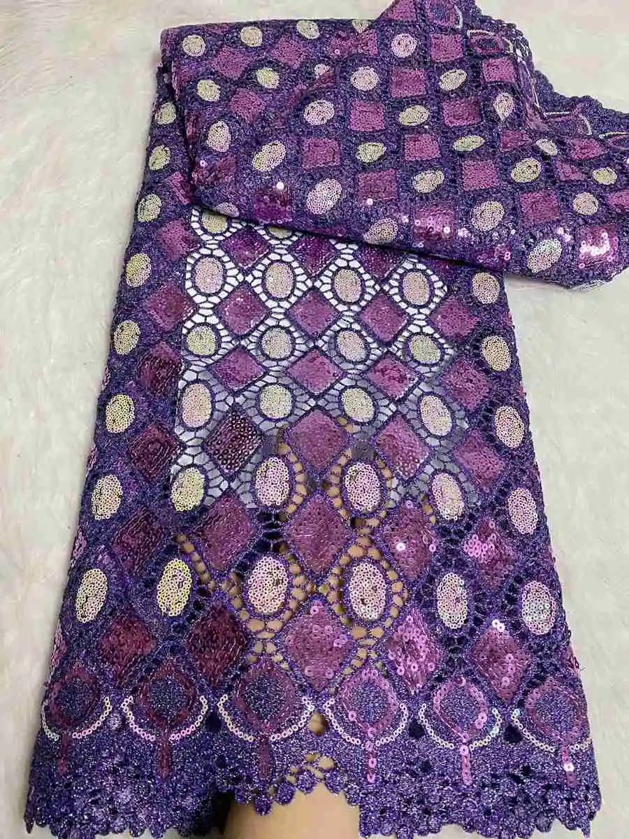 BE FINE Guipure Lace Fabric With Sequins 2024 African GuipureNigerian Water Soluble Lace For Wedding Party
BE FINE Guipure Lace Fabric With Sequins 2024 African GuipureNigerian Water Soluble Lace For Wedding Party