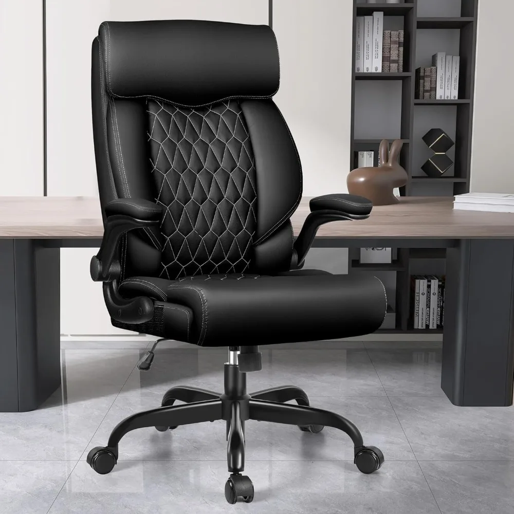 High Back Executive Office Chair Ergonomic Computer Desk Chair With Rocking Function Furniture
High Back Executive Office Chair Ergonomic Computer Desk Chair With Rocking Function Furniture