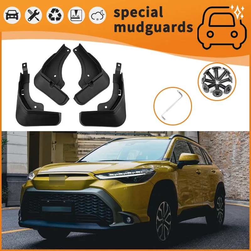 For 23-24 TOYOTA Frontlander Mudguards Fender Mudflaps Front Rear Flares Splash Guards Cover Car Accessorie
For 23-24 TOYOTA Frontlander Mudguards Fender Mudflaps Front Rear Flares Splash Guards Cover Car Accessorie