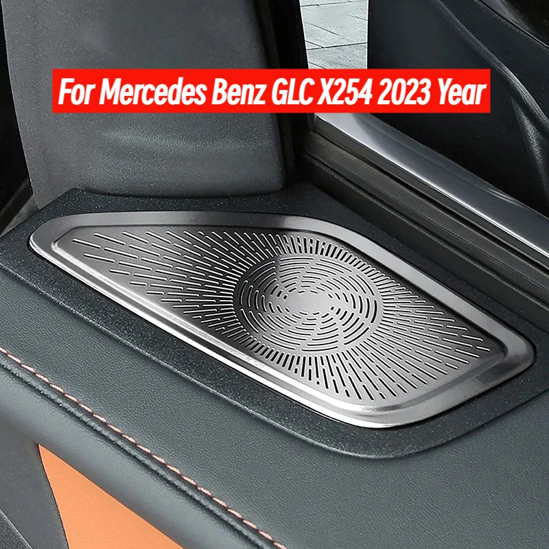 For Mercedes Benz GLC X254 2023 Door Speaker Panel Tweeter Grille Cover Stainless Steel Sticker Interior Car Accessories Decals
For Mercedes Benz GLC X254 2023 Door Speaker Panel Tweeter Grille Cover Stainless Steel Sticker Interior Car Accessories Decals