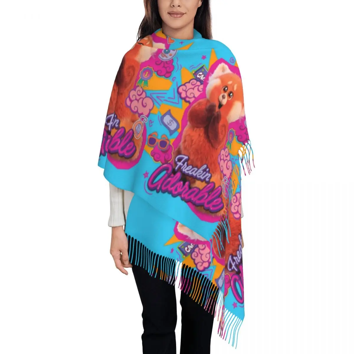 Custom Printed Turning Red Cartoon Scarf Women Men Winter Warm Scarves Shawls Wraps
Custom Printed Turning Red Cartoon Scarf Women Men Winter Warm Scarves Shawls Wraps
