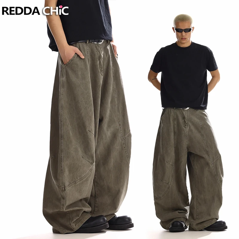 REDDACHIC армейские зеленые джинсы-бочонки мужские лоскутные широкие карманы с низкой посадкой свободные повседневные брюки-кленг в стиле хип-хоп винтажная уличная одежда
REDDACHIC армейские зеленые джинсы-бочонки мужские лоскутные широкие карманы с низкой посадкой свободные повседневные брюки-кленг в стиле хип-хоп винтажная уличная одежда