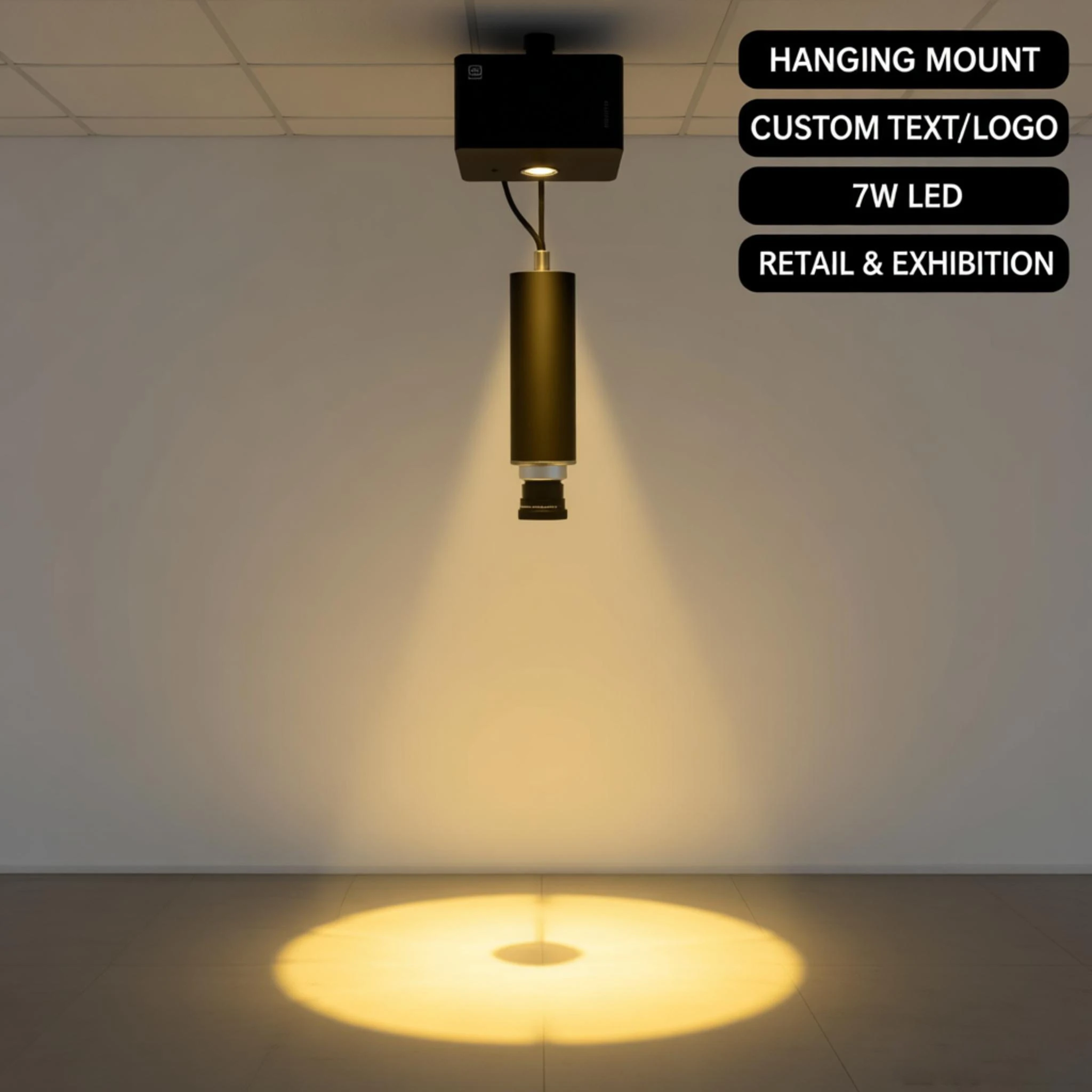 Встраиваемый светодиодный проектор логотипов 7 Вт - Потолочный светильник с индивидуальным изображением для декора вестибюлей отелей, ресторанов, кафе, баров, магазинов
Встраиваемый светодиодный проектор логотипов 7 Вт - Потолочный светильник с индивидуальным изображением для декора вестибюлей отелей, ресторанов, кафе, баров, магазинов