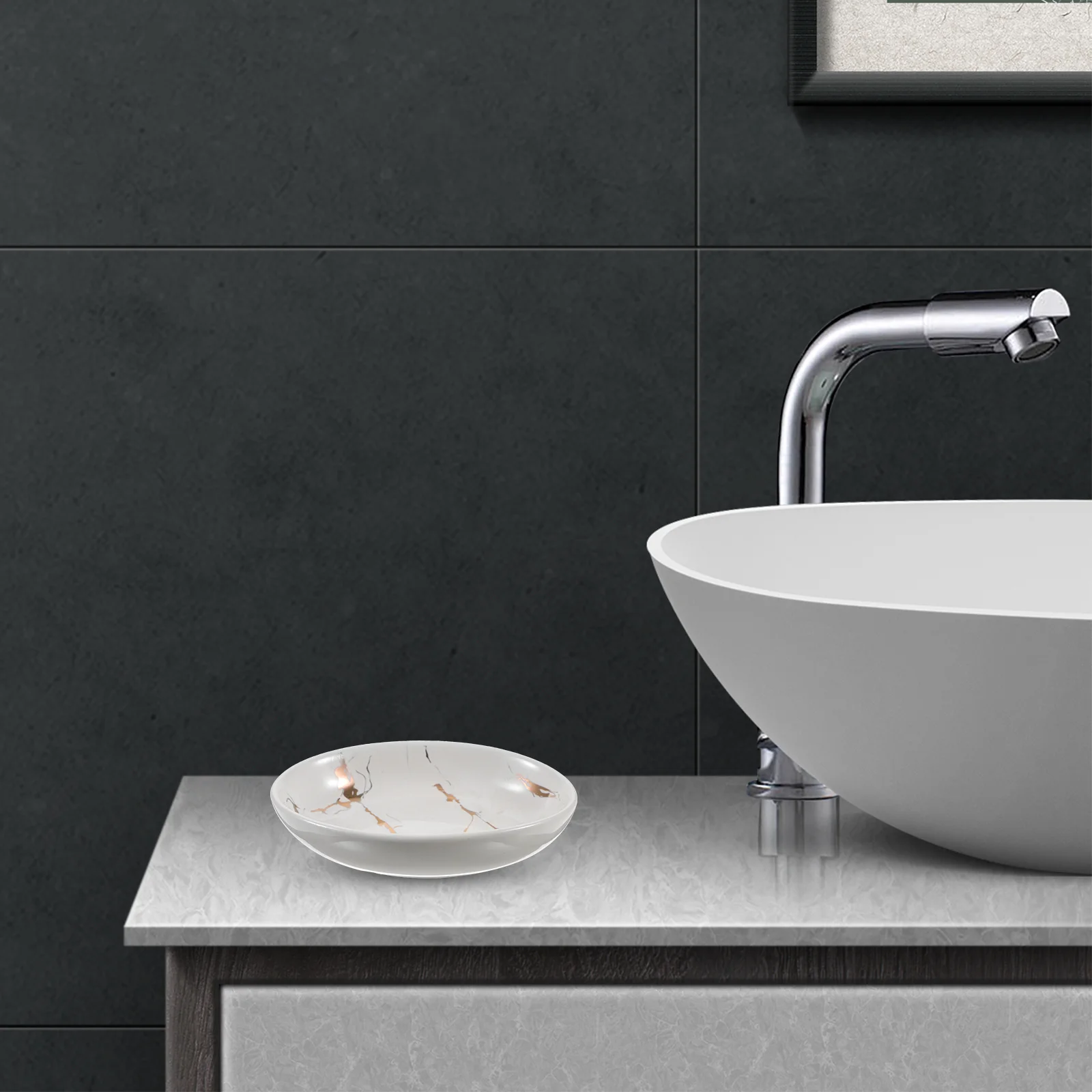 Stylish Oval Ceramic Soap Dish Scratch-Resistant Surface for Bathroom Shower Sink Multi-Function Soap Container Long-Lasting Use
Stylish Oval Ceramic Soap Dish Scratch-Resistant Surface for Bathroom Shower Sink Multi-Function Soap Container Long-Lasting Use