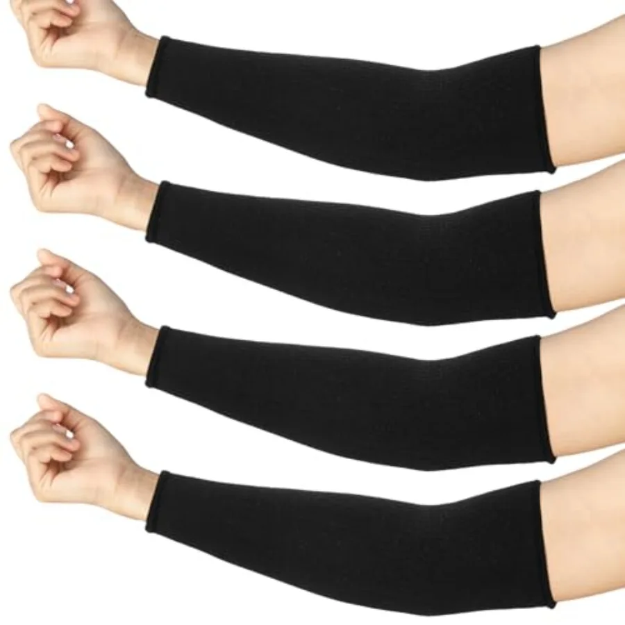 4 Pair Protective Arm Sleeves for Thin Skin Anti-Cut Burn Resistant Cover Forearm Sleeve for Cooking Construction Black, 11.8 I
4 Pair Protective Arm Sleeves for Thin Skin Anti-Cut Burn Resistant Cover Forearm Sleeve for Cooking Construction Black, 11.8 I