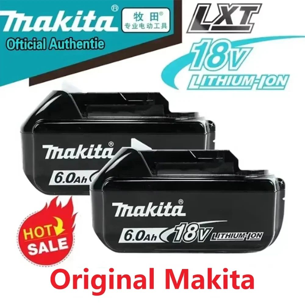 100% New Original 18v Makita Battery And Charger BL1860 BL1850B BL1850 BL1840 BL1830 Replaced With Makita 18650 6.0Ah Power Tool
100% New Original 18v Makita Battery And Charger BL1860 BL1850B BL1850 BL1840 BL1830 Replaced With Makita 18650 6.0Ah Power Tool
