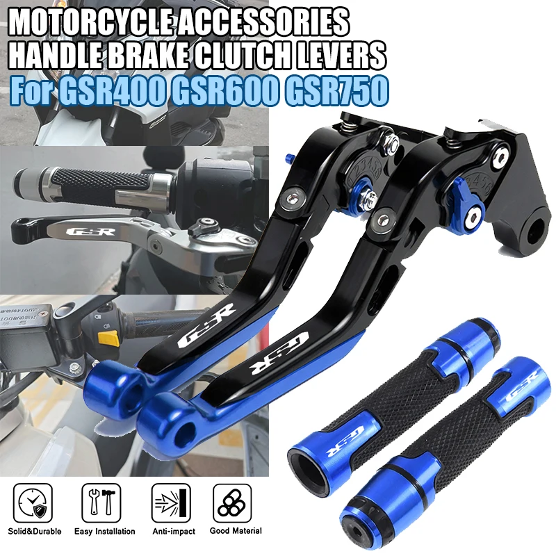 For GSR 400 2008-2012 GSR 600 2006-2011 GSR 750 2011-2020 Motorcycle CNC Brake Clutch Levers + 22MM Handle Grips Handlebar
For GSR 400 2008-2012 GSR 600 2006-2011 GSR 750 2011-2020 Motorcycle CNC Brake Clutch Levers + 22MM Handle Grips Handlebar