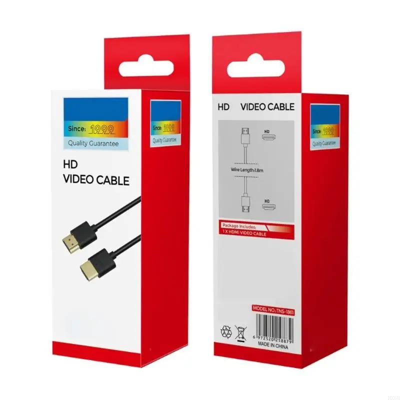 HX6B Connection Cable Video Cable Converter Cable Wire High Speed 5.9ft Cable Video Cord for Console
HX6B Connection Cable Video Cable Converter Cable Wire High Speed 5.9ft Cable Video Cord for Console