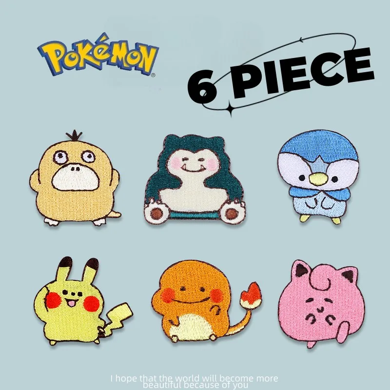 Pokemon Series Cartoon Cute Stickers Anime Characters Pikachu Psyduck Children's Embroidered Stickers Clothes Pants Patch Decor
Pokemon Series Cartoon Cute Stickers Anime Characters Pikachu Psyduck Children's Embroidered Stickers Clothes Pants Patch Decor