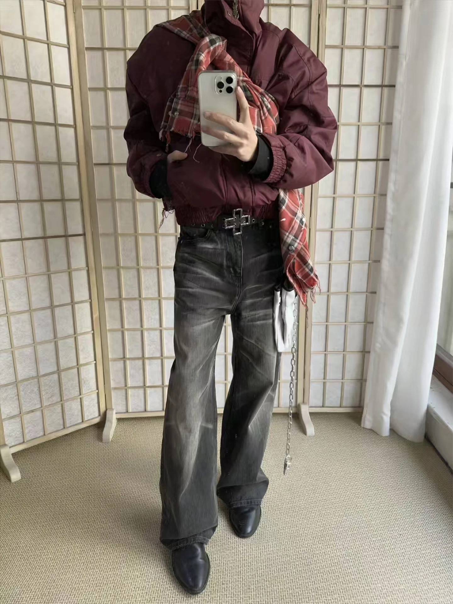 Men's Bla ey Lightning Cra Denim Jeans Straight Leg High Street American Vibe Autumn Winter Fitted Trousers
Men's Bla ey Lightning Cra Denim Jeans Straight Leg High Street American Vibe Autumn Winter Fitted Trousers