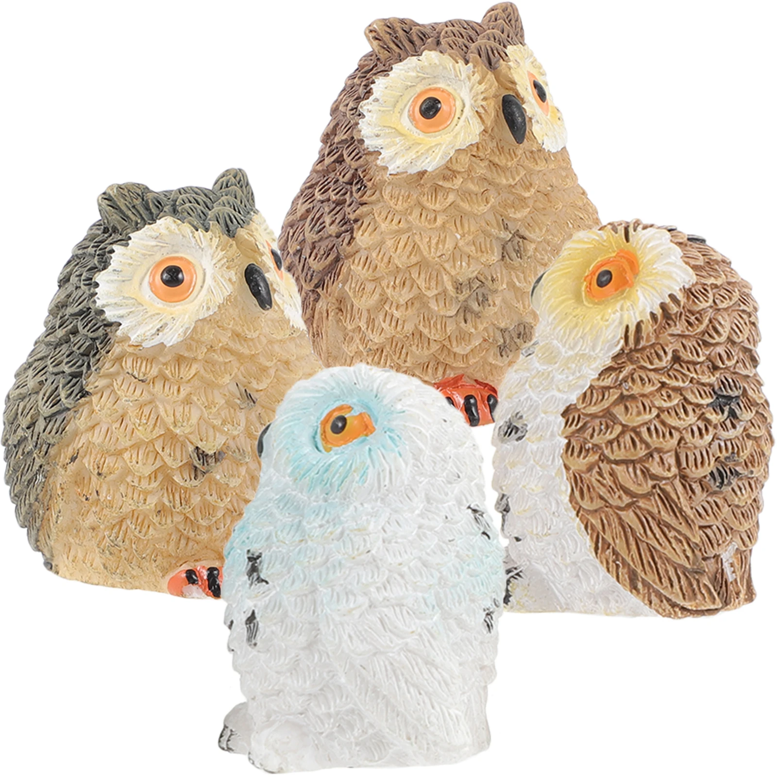 4pcs Decorations Resin Material Lifelike Mini Animal Figure for Statue Micro Owl Adornment Crafts Gifts
4pcs Decorations Resin Material Lifelike Mini Animal Figure for Statue Micro Owl Adornment Crafts Gifts