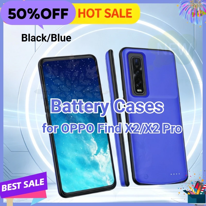 10000mAh Extrenal Battery Cases for OPPO Find X2 Pro Portable Charger Power Bank Battery Cover for OPPO Find X2 Charging Case
10000mAh Extrenal Battery Cases for OPPO Find X2 Pro Portable Charger Power Bank Battery Cover for OPPO Find X2 Charging Case