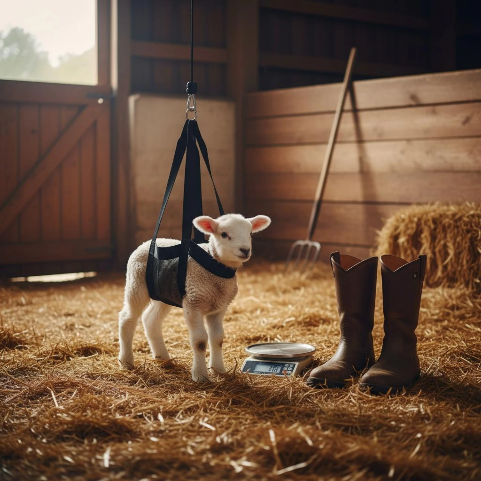 Hanging Livestock Weighing Sling Strapping Straps Livestock Weighing Sling Farm Gear Rectangular Body Support Easy to Clean
Hanging Livestock Weighing Sling Strapping Straps Livestock Weighing Sling Farm Gear Rectangular Body Support Easy to Clean