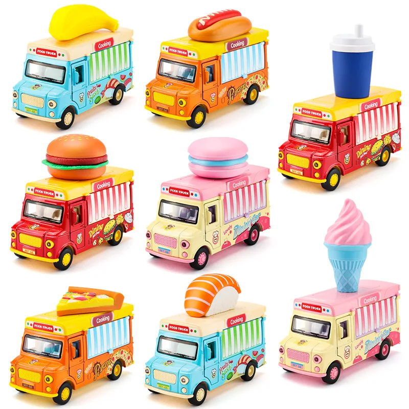 1:36 Q-version Pull Back Fast Food Car Alloy Car Model Burger Magnetic Induction Novelty Sound and Light Toy Children's Gift
1:36 Q-version Pull Back Fast Food Car Alloy Car Model Burger Magnetic Induction Novelty Sound and Light Toy Children's Gift
