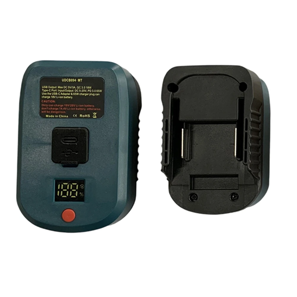 Адаптер зарядного устройства для Bosch Dewalt 18 В, USB-источник питания, двойная зарядка устройства, способность быстрой зарядки
Адаптер зарядного устройства для Bosch Dewalt 18 В, USB-источник питания, двойная зарядка устройства, способность быстрой зарядки