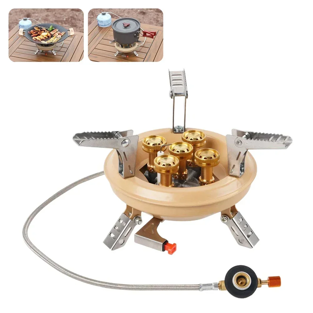 Portable Camping Gas Stove 16000W High Pressured Propane Butane Gas Burner Outdoor Emergency Stove with Piezo Ignition
Portable Camping Gas Stove 16000W High Pressured Propane Butane Gas Burner Outdoor Emergency Stove with Piezo Ignition