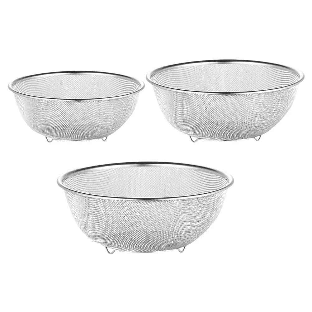 1Set Kitchen Draining Basket Rice Strainer Mesh Colander Stainless Steel Draining Basket Fine Mesh Strainer Fruit Vegetable
1Set Kitchen Draining Basket Rice Strainer Mesh Colander Stainless Steel Draining Basket Fine Mesh Strainer Fruit Vegetable