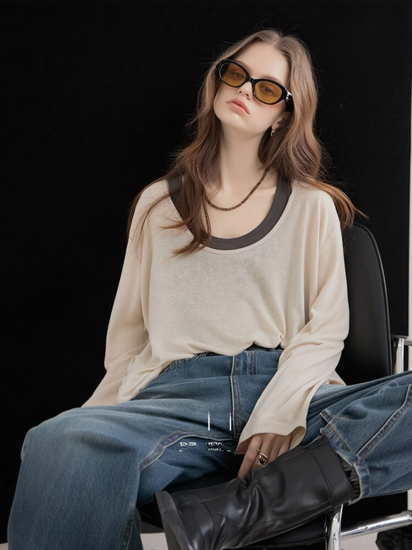 Huaappuw Casual Lightweight Women's Set 2025 Autumn New Style Vest Thin T-shirt Versatile Two-piece Set Fashionable French Style
Huaappuw Casual Lightweight Women's Set 2025 Autumn New Style Vest Thin T-shirt Versatile Two-piece Set Fashionable French Style
