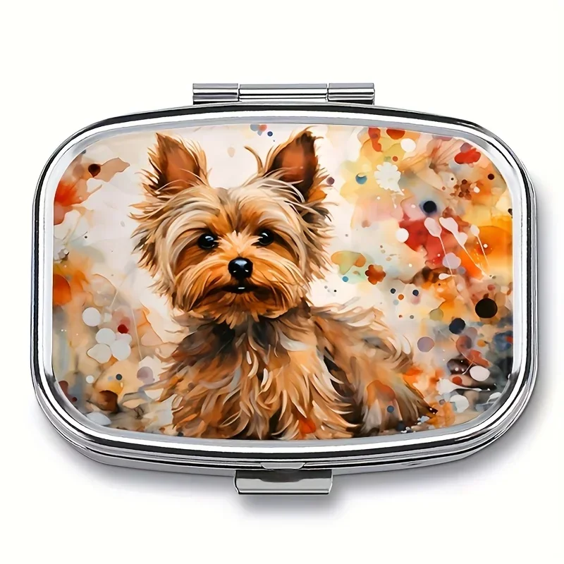 Pill Box 2 Compartment Metal Medication Organizer, Portable Travel Pill Case Storage Box Gift, Compact Pill Organize
Pill Box 2 Compartment Metal Medication Organizer, Portable Travel Pill Case Storage Box Gift, Compact Pill Organize