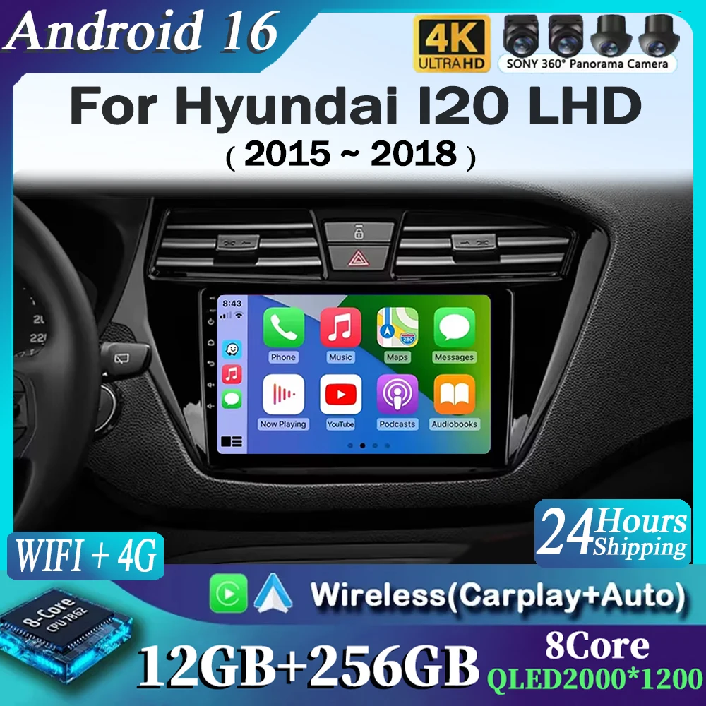 Android 15 для Hyundai I20 LHD 2015 2016 2017 2018 Автомобильный радиоприемник Автомобильный мультимедийный плеер Стерео GPS-навигация WIFI 4G BT NO 2 Din DVD
Android 15 для Hyundai I20 LHD 2015 2016 2017 2018 Автомобильный радиоприемник Автомобильный мультимедийный плеер Стерео GPS-навигация WIFI 4G BT NO 2 Din DVD