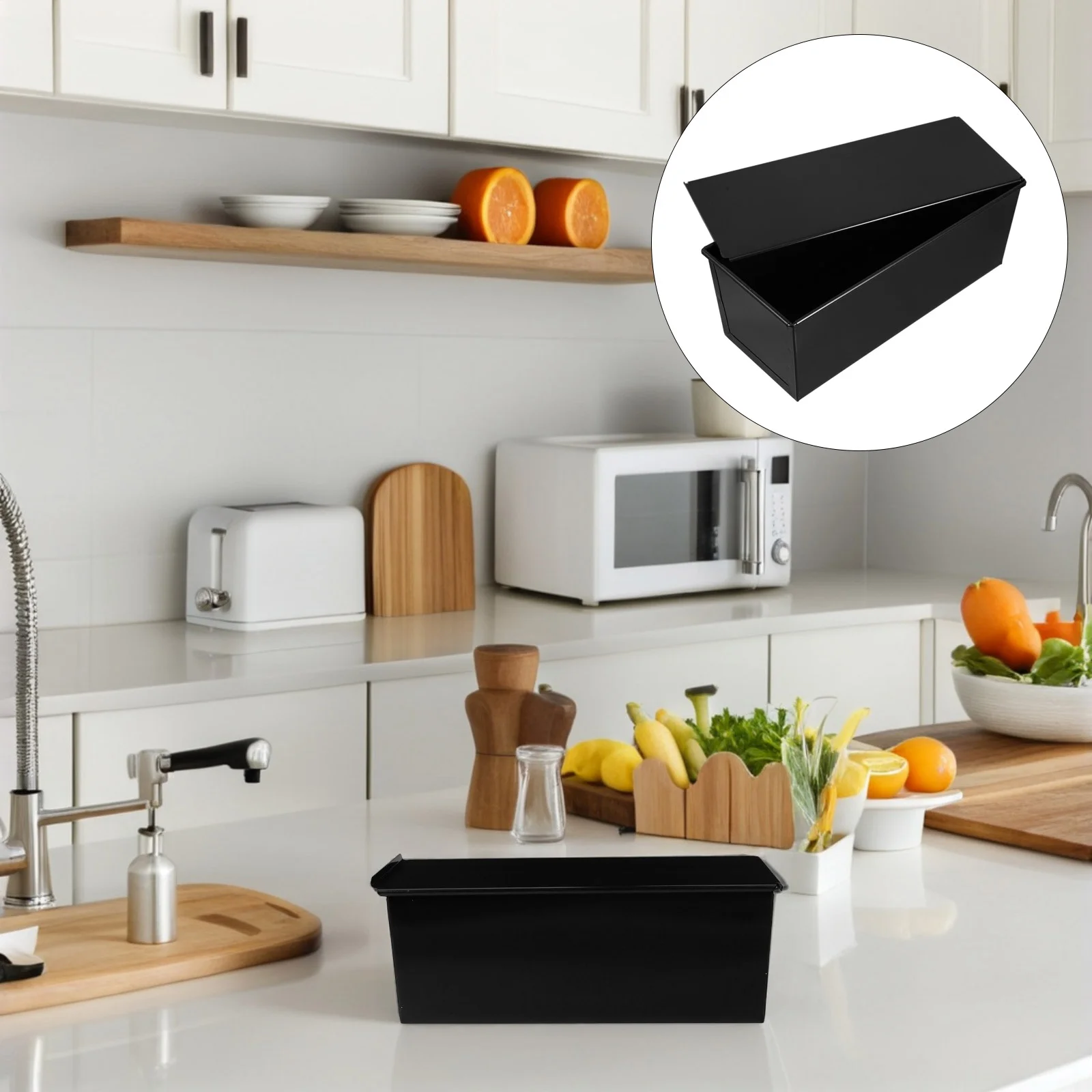 1Pc Black Loaf Pan with Cover Non Stick Bread Baking Mould (1000g) Toast Bread Pan Loaf Bakeware
1Pc Black Loaf Pan with Cover Non Stick Bread Baking Mould (1000g) Toast Bread Pan Loaf Bakeware