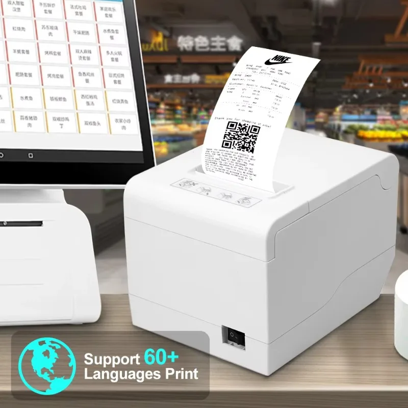 Desktop 80mm Pos Printer ZY808 Imprimante Thermique Restaurant Small Thermal Receipt Printer
Desktop 80mm Pos Printer ZY808 Imprimante Thermique Restaurant Small Thermal Receipt Printer