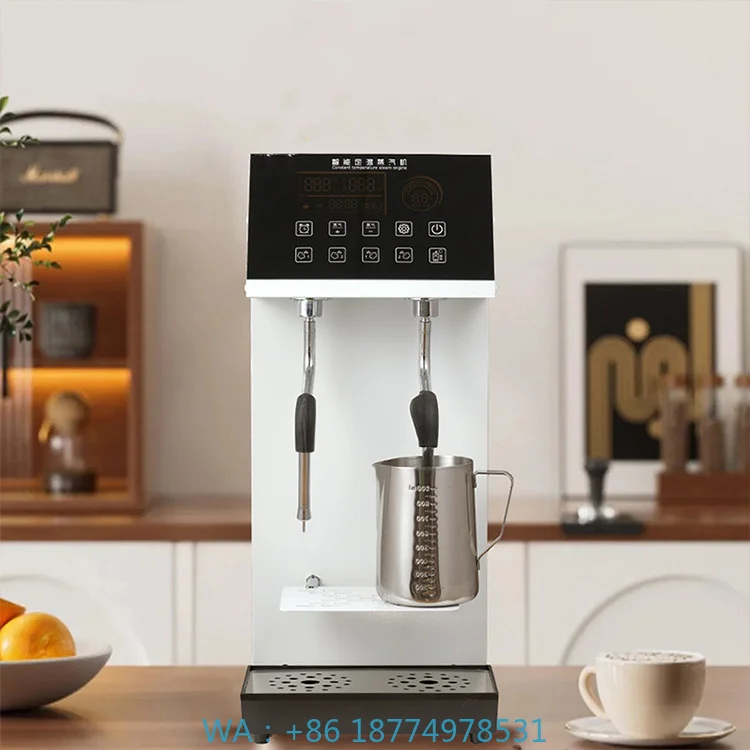 Nozzle Steam Milk Steamer for Baristas Commercial Coffee Milk Frothing Machine Intelligent Dual
Nozzle Steam Milk Steamer for Baristas Commercial Coffee Milk Frothing Machine Intelligent Dual