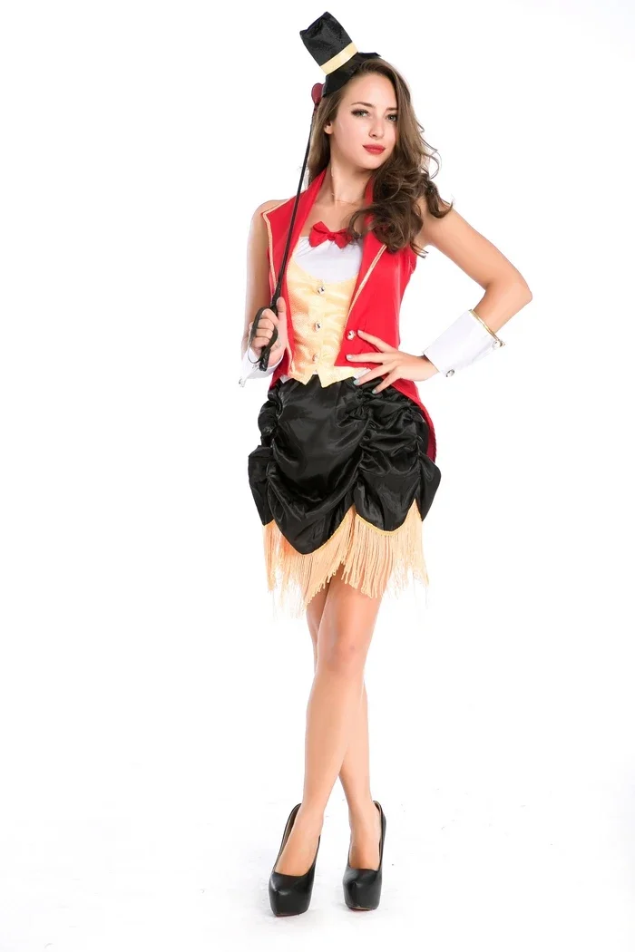 Newest Adult Red Swallow Tai Sexy Magician Cosplay Halloween Party Circus Tamer Costumes
Newest Adult Red Swallow Tai Sexy Magician Cosplay Halloween Party Circus Tamer Costumes