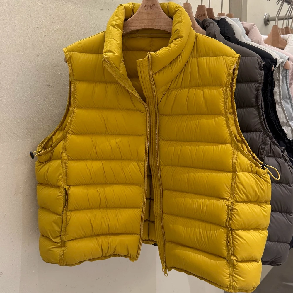 Women's Down Jacket Sleeveless Clothes Women Fashion Casual Lightweight Jacket Female Outerwear Warm Down Padding Vest Lady
Women's Down Jacket Sleeveless Clothes Women Fashion Casual Lightweight Jacket Female Outerwear Warm Down Padding Vest Lady