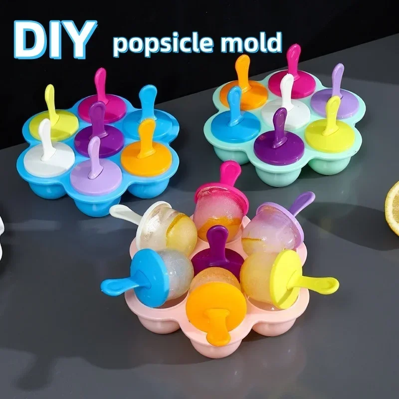 DIY Summer Handmade Ice Cream Food Grade Colorful Plastic Covered Ice Cream Mold Used for DIY Ice Cream Sticks Ice Hockey Mold
DIY Summer Handmade Ice Cream Food Grade Colorful Plastic Covered Ice Cream Mold Used for DIY Ice Cream Sticks Ice Hockey Mold