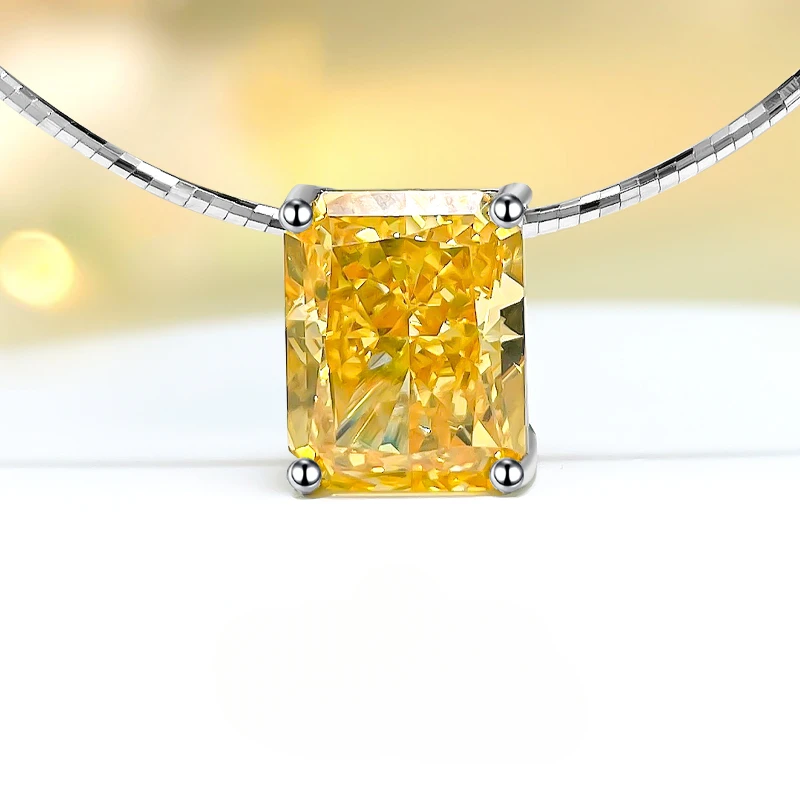 Fashion Luxury Versatile 925 Sterling Silver Necklace Pendant Korean Edition Imported High Carbon Diamond Wedding Jewelry
Fashion Luxury Versatile 925 Sterling Silver Necklace Pendant Korean Edition Imported High Carbon Diamond Wedding Jewelry