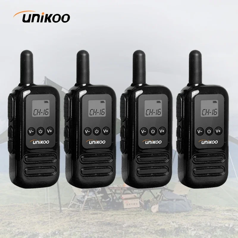 4 pcs UNIKOO UK254 Mini Portable Two Way Radio LCD Display PMR FRS Handheld Radio Comunicador Long range Kids Walkie Talkies
4 pcs UNIKOO UK254 Mini Portable Two Way Radio LCD Display PMR FRS Handheld Radio Comunicador Long range Kids Walkie Talkies