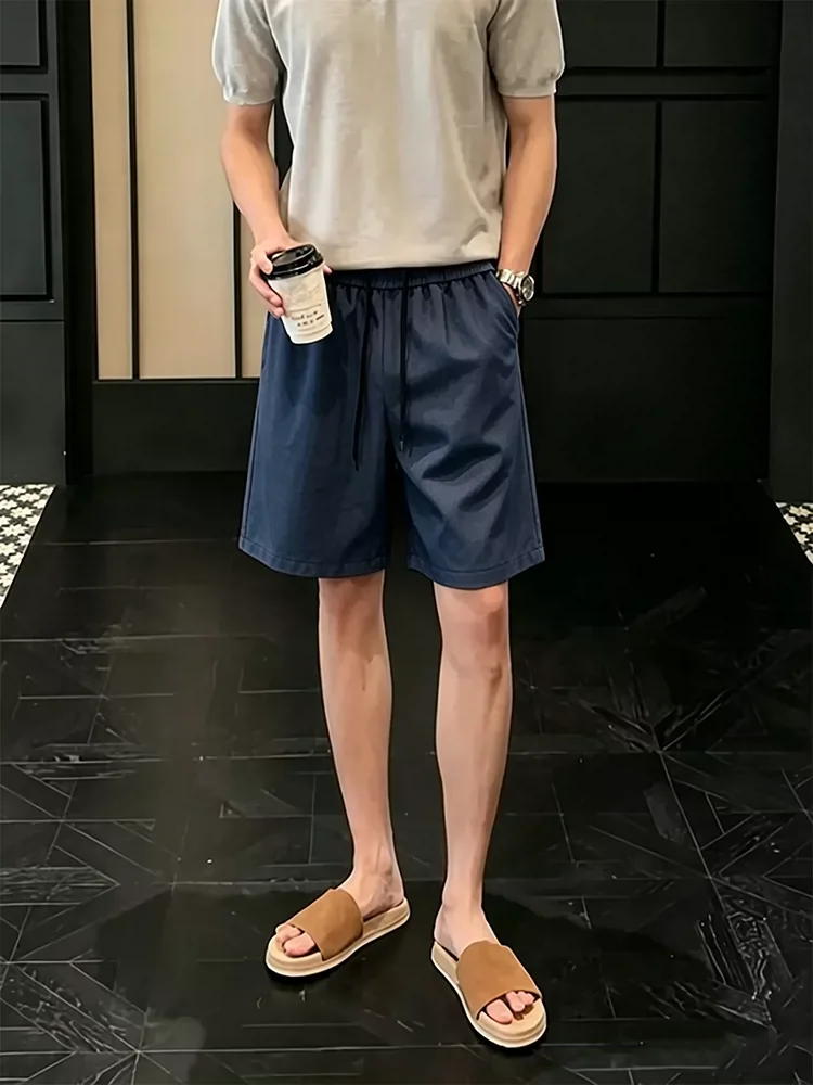 Blue Ice Silk Denim Shorts Men's Casual Summer Cool Feeling Loose Fit Straight Leg Five-Quarter Length Fashionable Teenage ...
Blue Ice Silk Denim Shorts Men's Casual Summer Cool Feeling Loose Fit Straight Leg Five-Quarter Length Fashionable Teenage ...