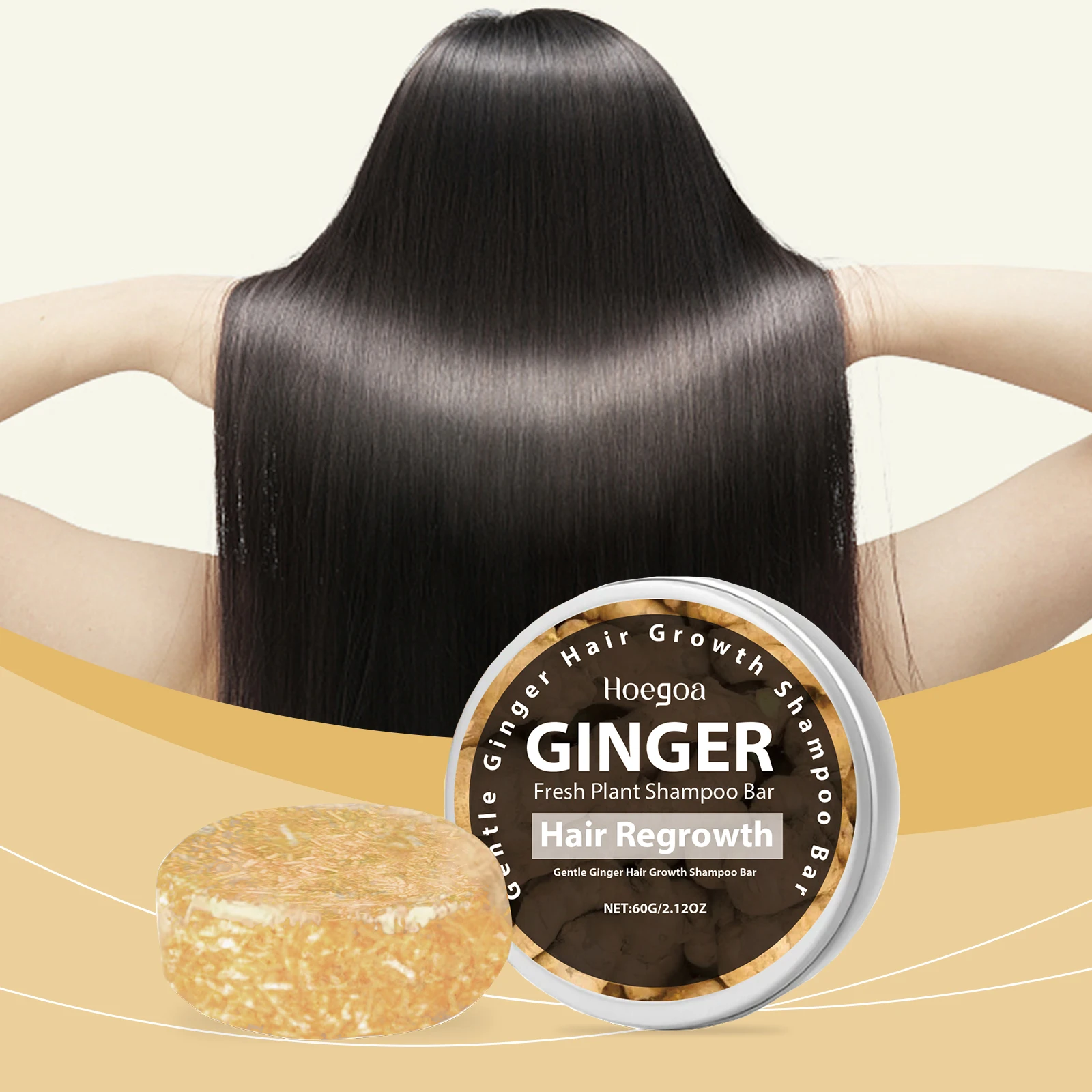 Hoegoa Ginger Shampoo Soap Deep Nourish Repairing Damaged Hair Roots Reduce Hair Loss Clean Dandruff Scalp Hair Shampoo Bar
Hoegoa Ginger Shampoo Soap Deep Nourish Repairing Damaged Hair Roots Reduce Hair Loss Clean Dandruff Scalp Hair Shampoo Bar