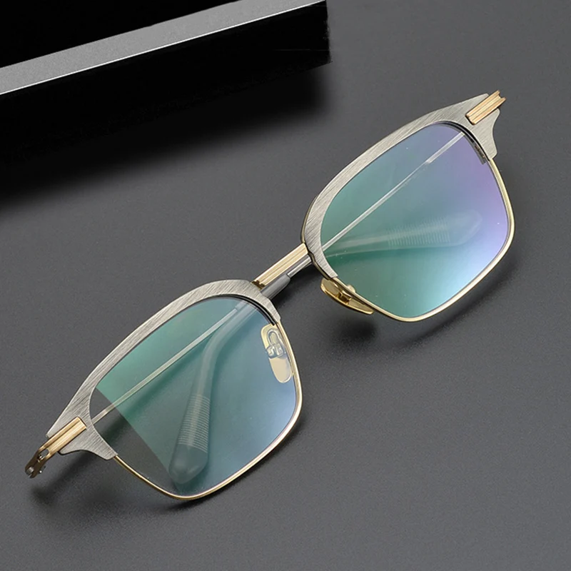 Japanese Brand Pure Titanium Square Glasses Frame DTX142 Men Business Big Face 152MM Eyewear Spectacles Eyeglasses Eyewear Gafas
Japanese Brand Pure Titanium Square Glasses Frame DTX142 Men Business Big Face 152MM Eyewear Spectacles Eyeglasses Eyewear Gafas