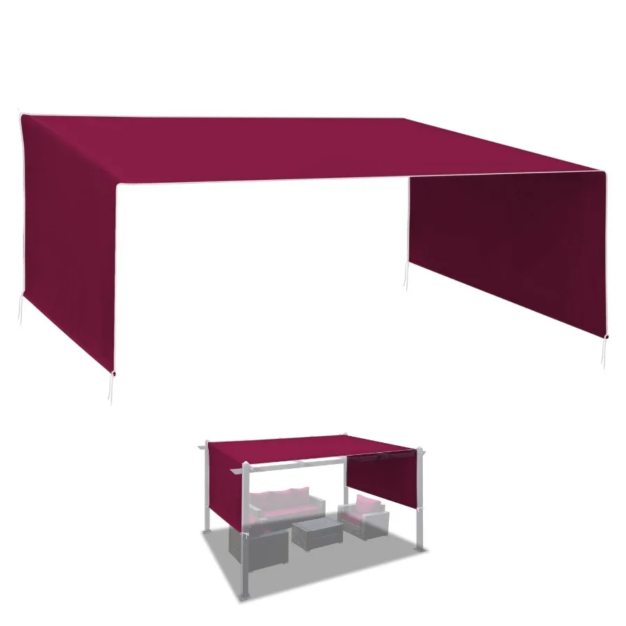 SUNNYOUTDOOR 18' L x 8.2' W Pergola Replacement Canopy Universal Pergola Canopy Replacement Top Cover for Pergola Structure, Fr
SUNNYOUTDOOR 18' L x 8.2' W Pergola Replacement Canopy Universal Pergola Canopy Replacement Top Cover for Pergola Structure, Fr